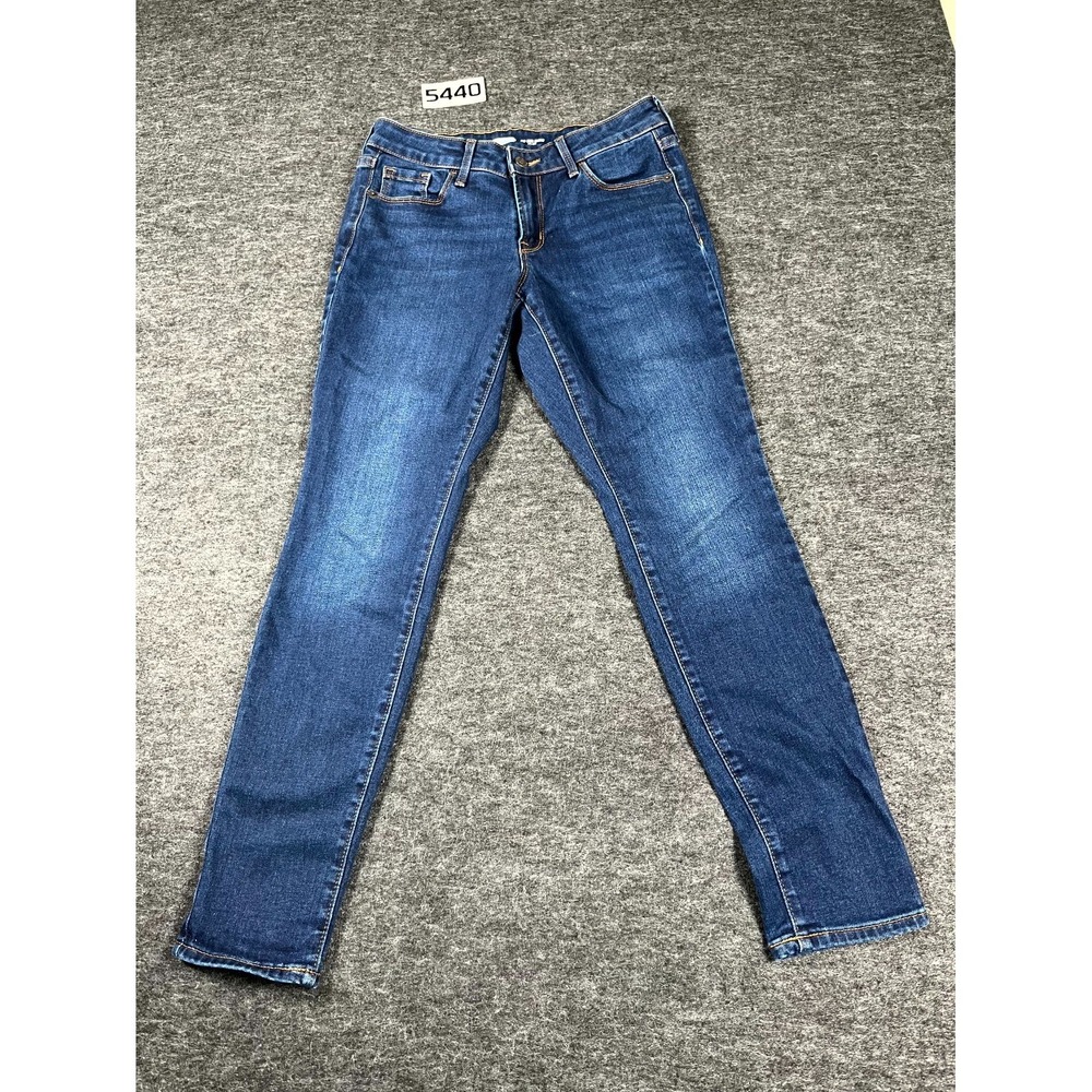 Old Navy Pop Icon Skinny Jeans Womens 4 Petite Blue Denim Cotton Stretch Casual